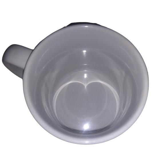 Vintage HOT STUFF Orange/Yellow/White Fire RUSS Coffee/Tea Mug Made in Korea - Picture 4 of 6